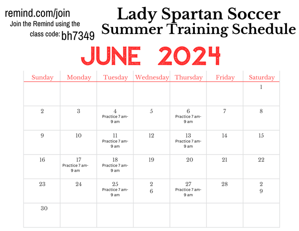 Summer Training 2024